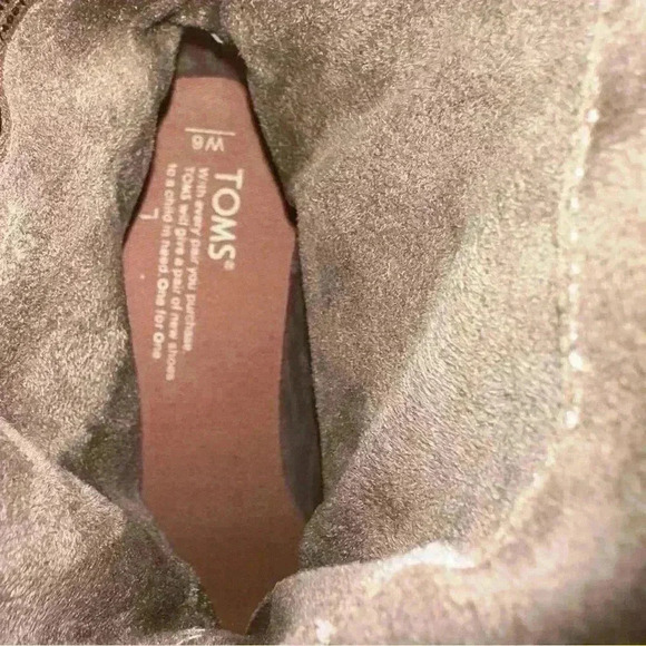 Toms Laurel Ankle Boots Desert Suede Tribal Wool,  Aztec Booties Womens Size 6! - Picture 13 of 15